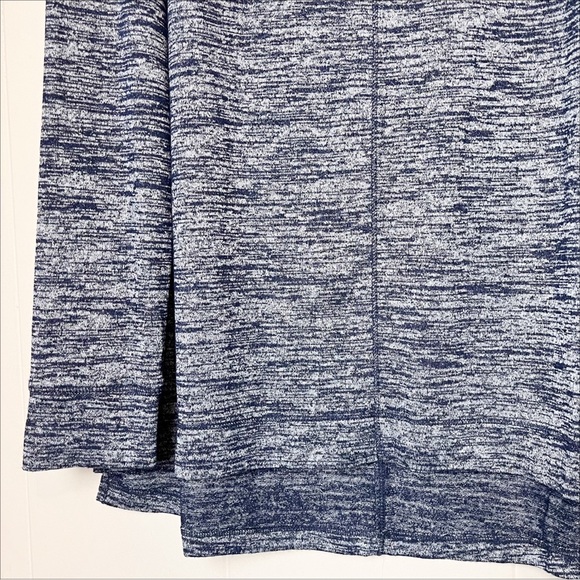 Lou & Grey Stretch Jersey Knit Long Sleeve T-shirt Large navy blue tee top - Picture 3 of 11